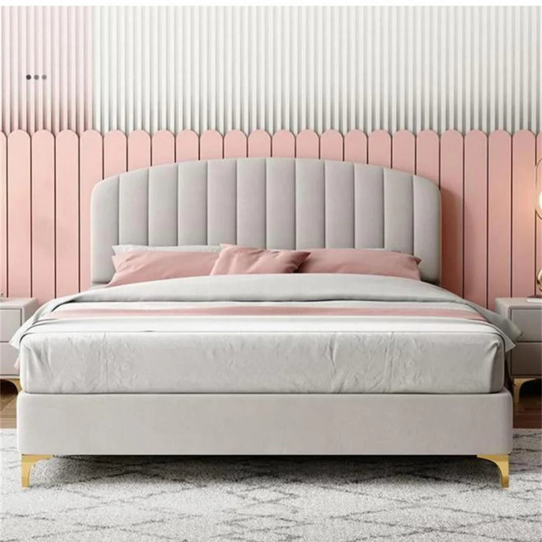 Bed Frame Modern King Queen Size for bedroom Without Mattress