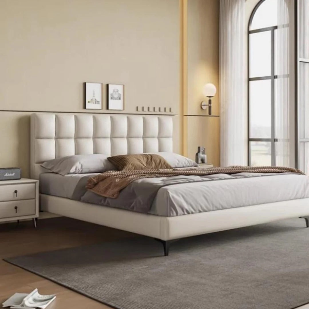 Home Light Luxury Modern velvet Wrap Bed Frame for Bedroom Without Mattress