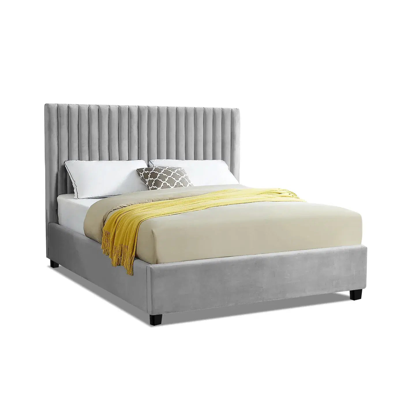 Bed Berlin in Grey