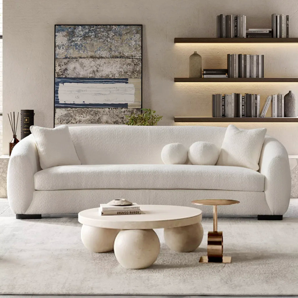 Arese 3 Seater Sofa – Ivory